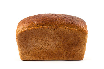 Fresh bread isolated on white