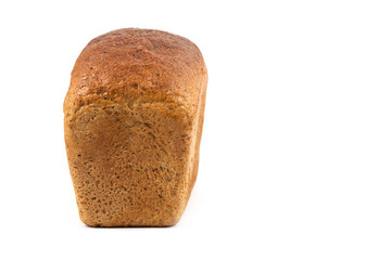 Fresh bread isolated on white