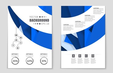 Abstract vector layout background set. For art template design, list, front page, mockup brochure theme style, banner, idea, cover, booklet, print, flyer, book, blank, card, ad, sign, sheet,, a4.