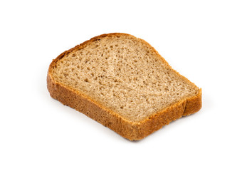 Fresh bread isolated on white