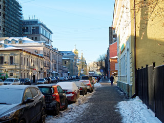 street in the center of Moscow