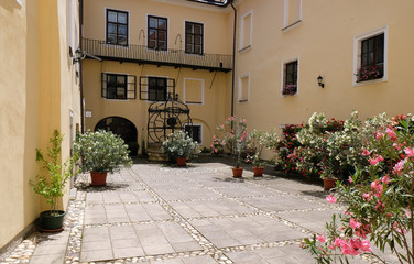 Courtyard of the Velika Nedelja Castle, Slovenia