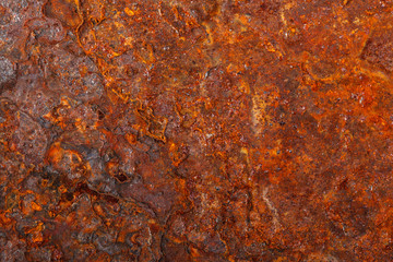 Old rusty metal sheet background