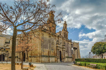 Fototapeta na wymiar Basilica de Santa Maria de los Reales Alcazares, Ubeda, Spain