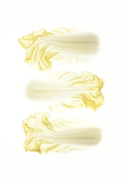 Chinese cabbage in transparency