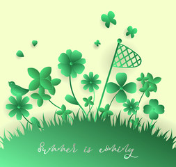 Summer is coming paper cut