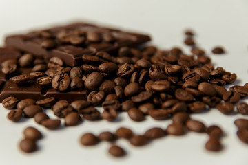 Fragrant coffee in a combination to gentle chocolate
