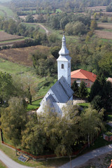 Parish Church of Saint Martin in Martinska Ves, Croatia.