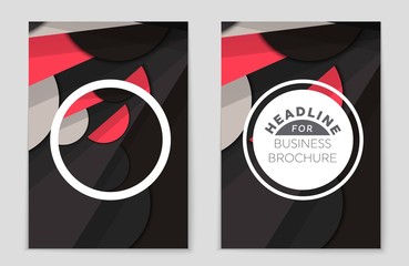 Abstract vector layout background set. For art template design, list, front page, mockup brochure theme style, banner, idea, cover, booklet, print, flyer, book, blank, card, ad, sign, sheet,, a4.