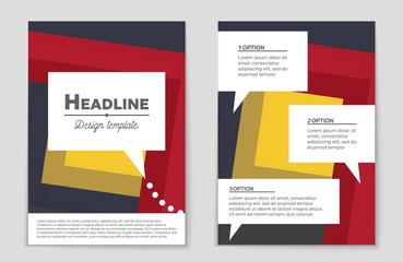Abstract vector layout background set. For art template design, list, front page, mockup brochure theme style, banner, idea, cover, booklet, print, flyer, book, blank, card, ad, sign, sheet,, a4.