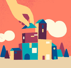 Fototapeta premium Architettura creativa