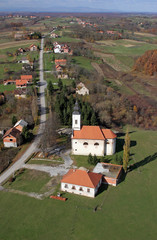 Fototapeta premium Parish Church of Saint Anthony of Padua in Bucica, Croatia.