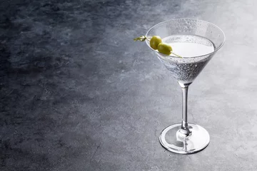 Rolgordijnen Martini cocktail © karandaev