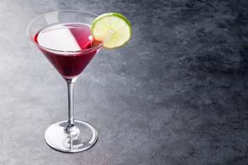 Cosmopolitan cocktail