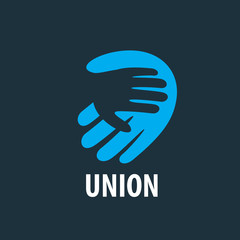 Fototapeta premium vector logo handshake