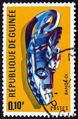Postage stamp Guinea 1967 Small Banda Mask