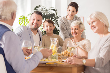 Family spending time together