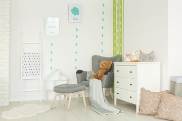 Child room with cactus decor