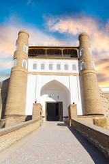 Historical city Bukhara ancient architect buildings useful for background