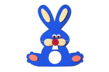 Cute handmade bunny. Easter concept