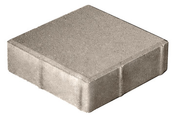 One concrete stone for paving.