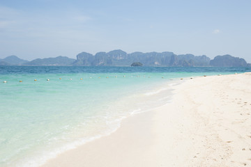 Fototapeta na wymiar Sea beach, seascape of Thailand ocean travel background in Summer season.