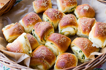 freshly salty scones with ramsons