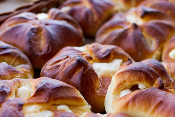 scones with sweet cottage cheese