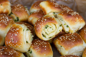 freshly salty scones with ramsons