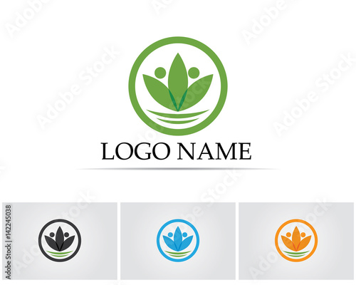 "Go green logo" Stock image and royalty-free vector files on Fotolia
