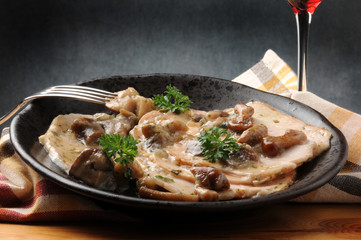 Meat mushroom Hongo carne Cogumelo Funghi Kött champinjoner Setas Nấm thịt Scaloppine Champignon  - 142245283