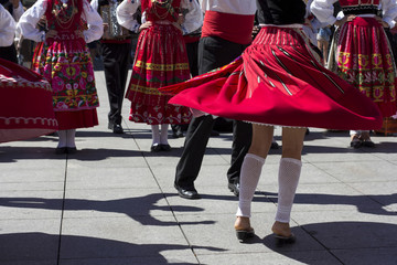 Traditional portuguese dancers