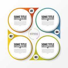 Infographics concept. Template for diagram. Vector