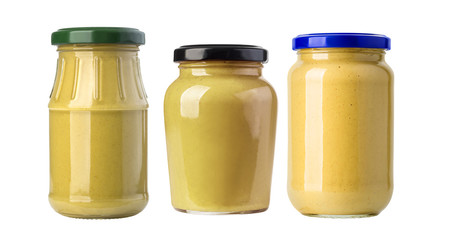 A yellow mustard bottle