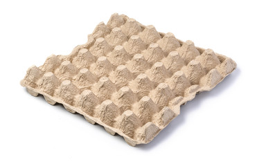 Empty Paper tray of eggs