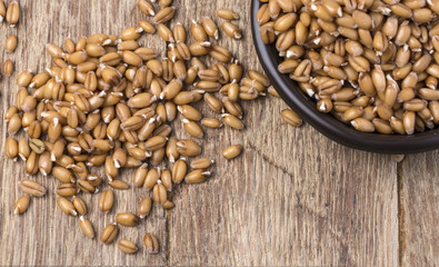  bowl over rustic wooden