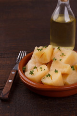 Manihot esculenta (cassava, yuca, manioc, mandioca, Brazilian arrowroot)