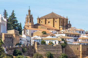 Fototapeta na wymiar Vista de un pueblo andaluz