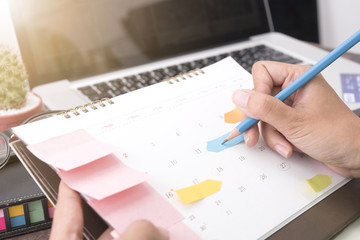 Business writing for working and schedule this month. Planner of meeting plan job.