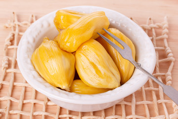 Tropical fruit Jackfruit (jakfruit, jack, jak)