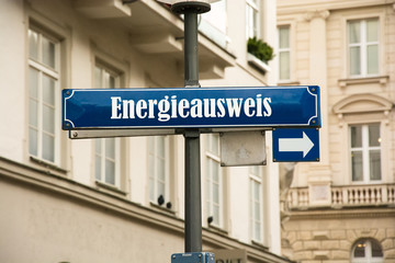 Schild 192 - Energieausweis