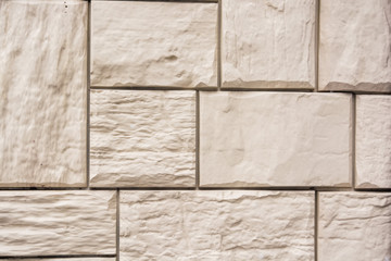 Beige brick wall background texture