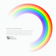 Rainbow Arc #Vector Graphics 