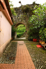 Interior Garden in Italian village 