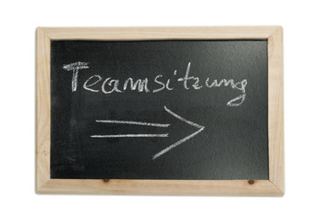 Obraz premium Teamsitzung - Symbolfoto