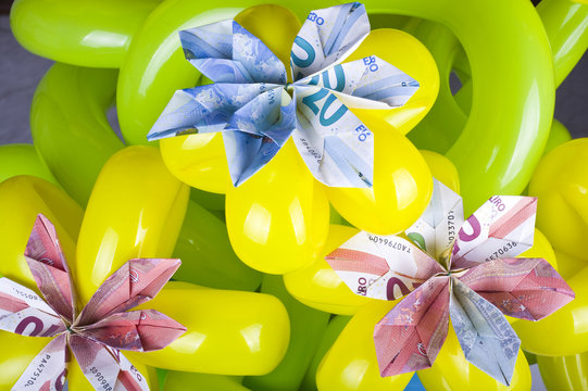 Fiori di banconote