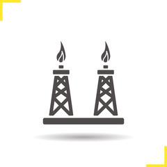 Gas towers icon