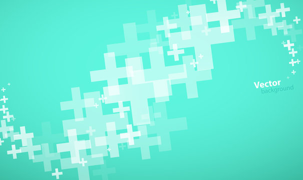 Abstract background created with plus sign.