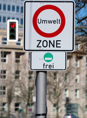 Umweltzone Berlin Verkehrsschild