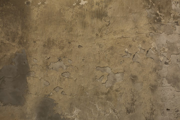 Old plaster cracked wall background